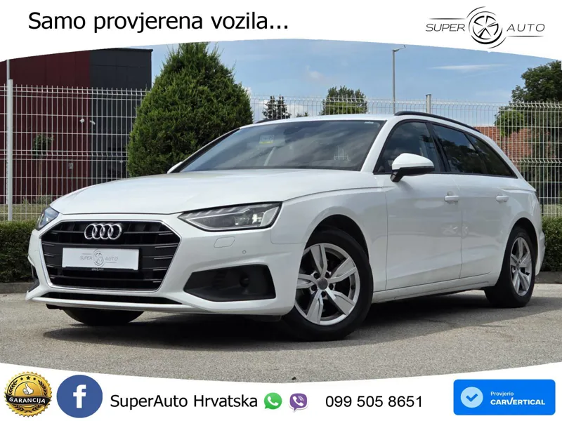Audi A4 Avant 30 TDI Aut. 136 KS, REG 02/27 u PDV-u MATRIX+TEM+GR SJED+PARK