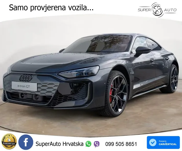 Audi e-tron GT RS quattro 846 KS, PANO+KAM+KEY+GR SJED+HEAD+VIRT+LANE