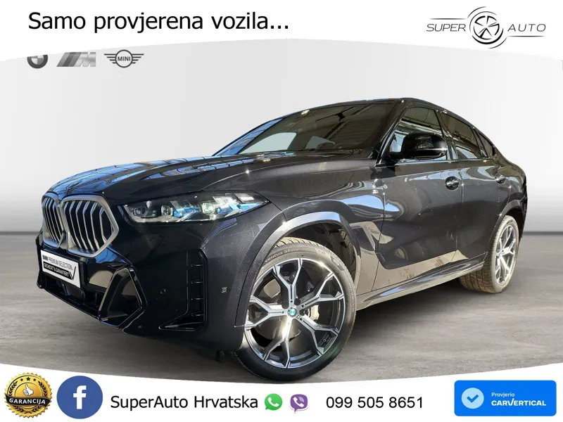 BMW X6 40d xDrive Steptronic M Sport 340 KS, LED+ACC+4xGR SJED+360+PANO