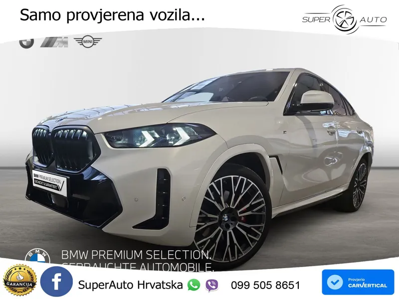 BMW X6 40d xDrive Steptronic M Sport 340 KS, LED+TEM+4xGR SJED+360+PANO