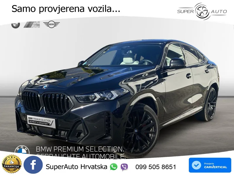BMW X6 40d xDrive Steptronic M Sport 340 KS, LED+ACC+GR SJED+360+PANO