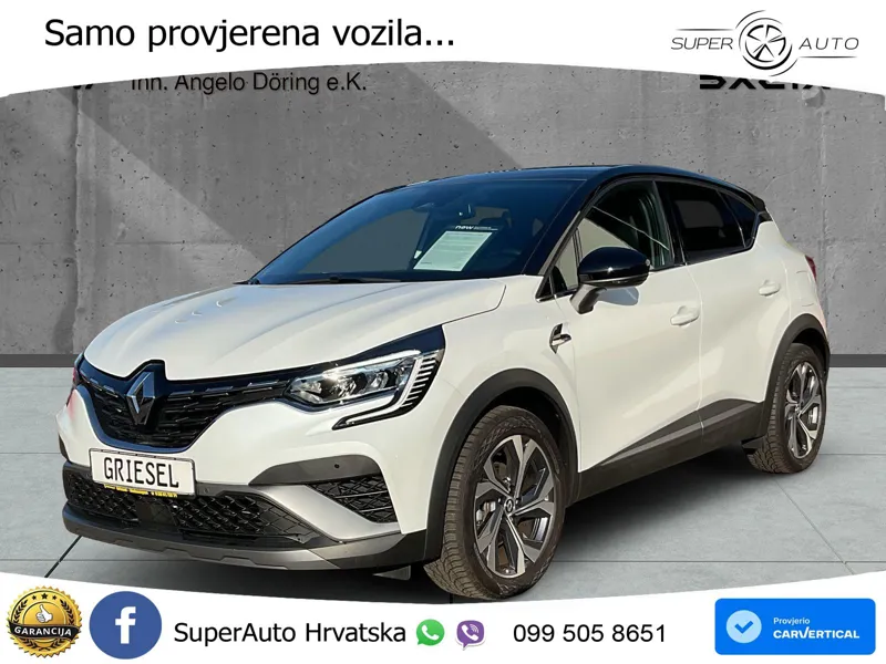 Renault Captur E-Tech 1.6 Aut. R.S. Line 158 KS, LED+ACC+VIRT+GR SJED+KAM+PARK