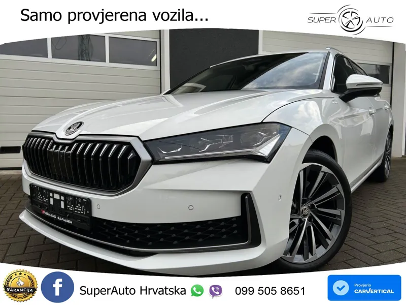 Škoda Superb Combi 2.0 TDI 4x4 L&K 193 KS, MATRIX+ACC+4xGR SJED+MASAŽA+360