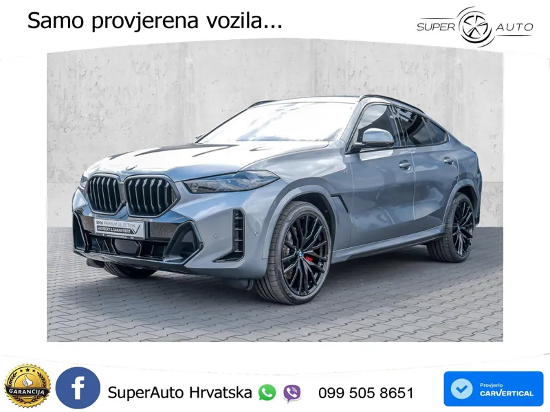 BMW X6 40d xDrive Steptronic M Sport 340 KS, LED+ACC+4xGR SJED+360+PANO