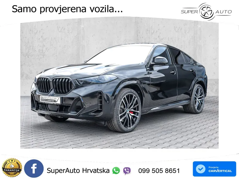 BMW X6 40d xDrive Steptronic M Sport 340 KS, LED+ACC+GR SJED+360+PANO