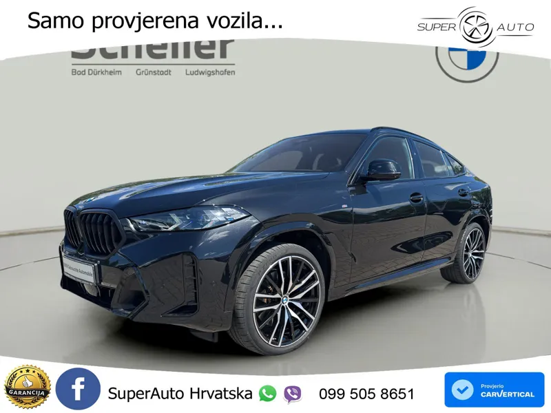 BMW X6 40d xDrive Steptronic M Sport 352 KS, LED+TEM+4xGR SJED+KAM+PANO