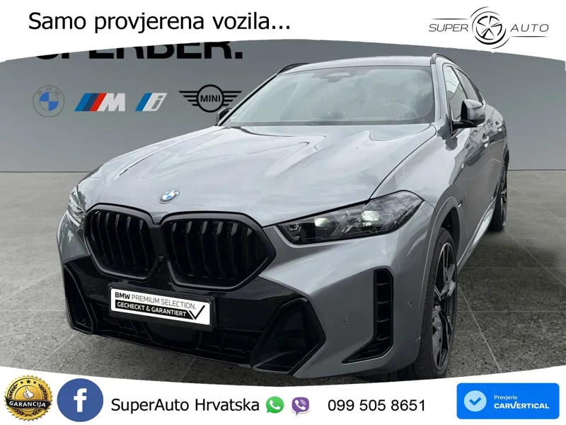BMW X6 40d xDrive Steptronic M Sport 340 KS, LED+ACC+4xGR SJED+360+PANO