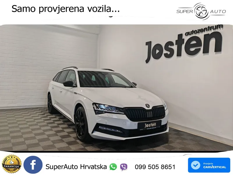 Škoda Superb Combi Sportline 2.0 TDI 200 KS, LED+ACC+GR SJED+PDC+VIRT+ASIST