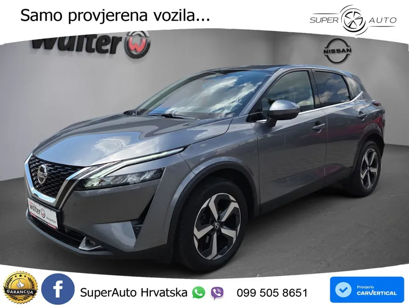 Nissan Qashqai 1.3 DIG-T N-Connecta 140 KS, ACC+360+LED+GR SJED+ASIST