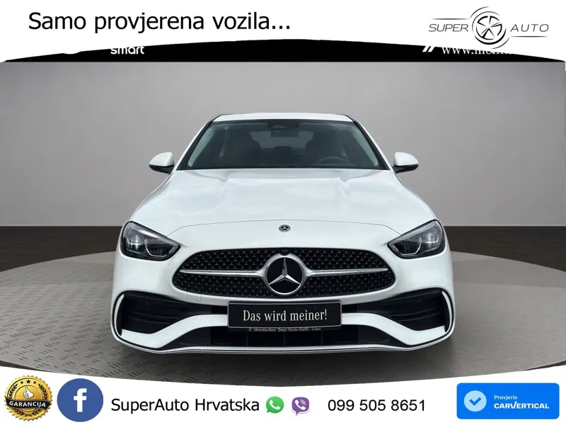 Mercedes C 180 9G-Tr. AMG 170 KS, LED+TEM+GR SJED+KAM+VIRT+PDC