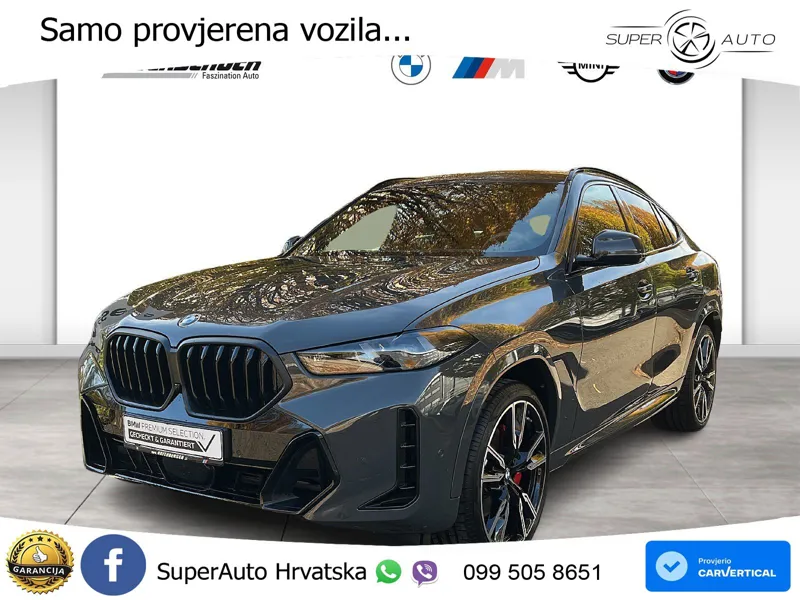 BMW X6 40d xDrive Steptronic M Sport 340 KS, LED+ACC+4xGR SJED+360+PANO
