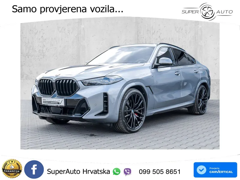 BMW X6 40d xDrive Steptronic M Sport 340 KS, LED+ACC+4xGR SJED+360+PANO