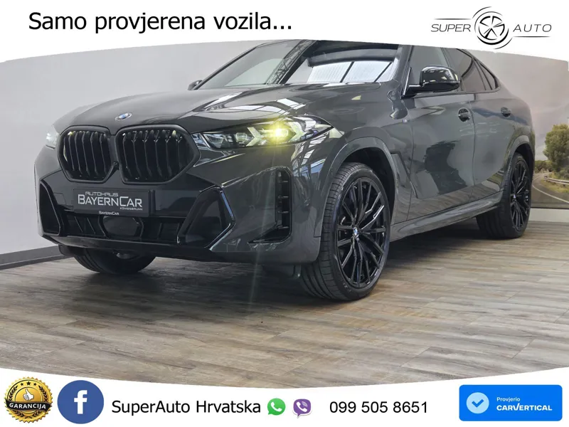 BMW X6 40d xDrive Steptronic M Sport 352 KS, LED+ACC+4xGR SJED+360+PANO