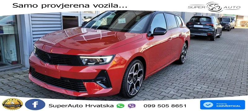 Opel Astra ST 1.5d Aut. Ultimate 130 KS, LED+ACC+PANO+4xGR SJED+360+HEAD