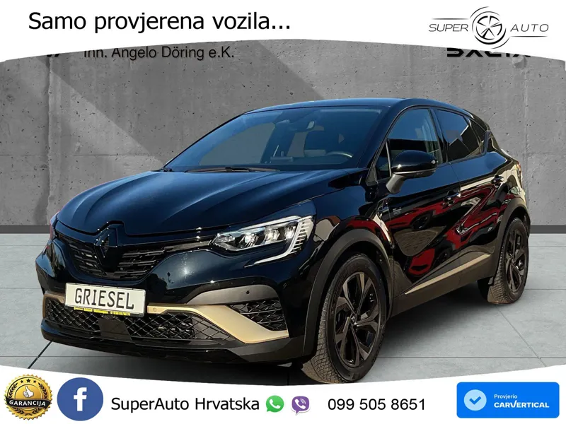 Renault Captur 1.6 E-Tech 158 KS, KAM+GR SJED+PARK