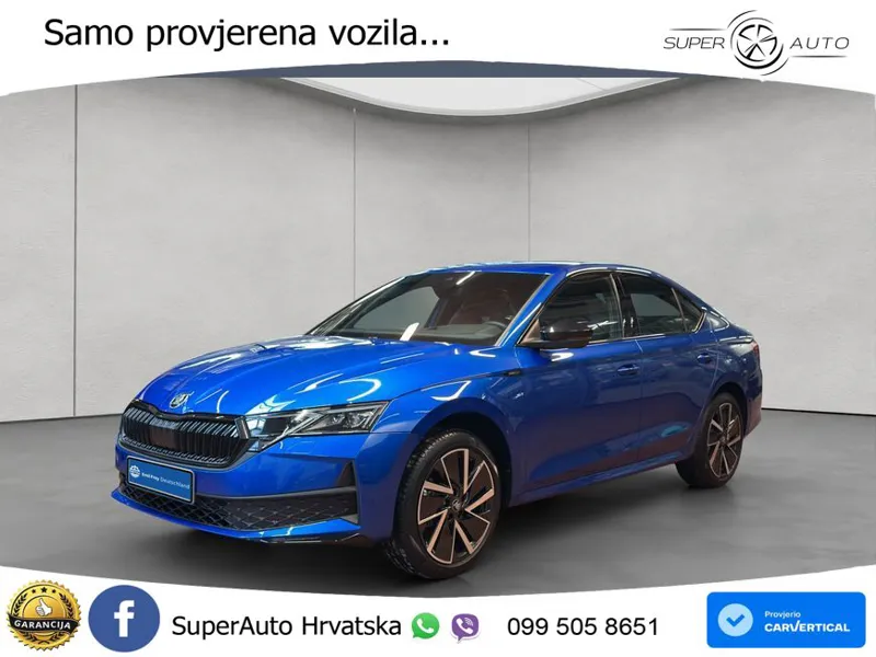 Škoda Octavia 1.5 TSI DSG Sportline 150 KS, ACC+KAM+GR SJED+VIRT+LANE
