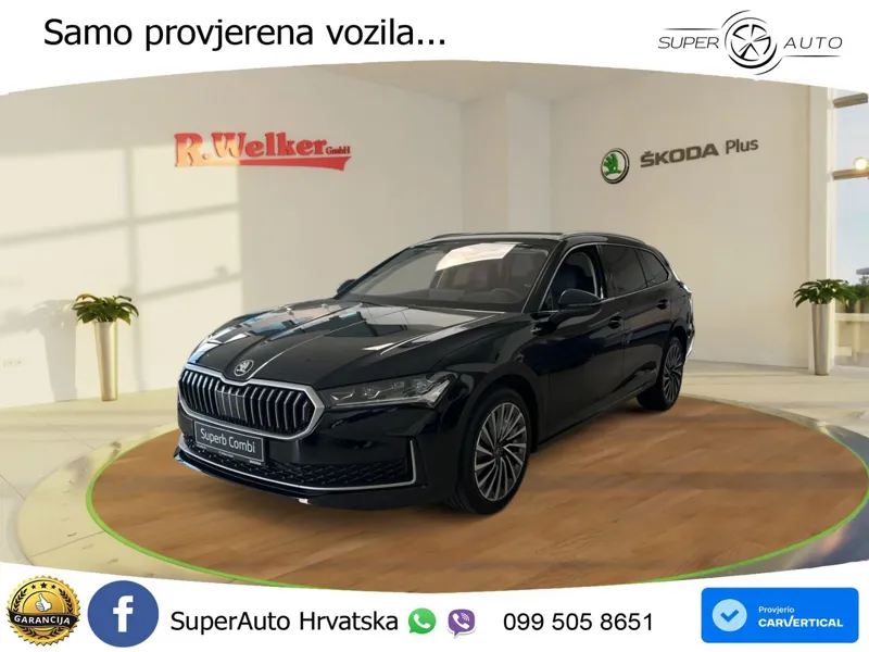 Škoda Superb Combi 2.0 TDI 4x4 DSG L&K 193 KS, LED+ACC+PANO+4xGR SJED+KAM+MASAŽA