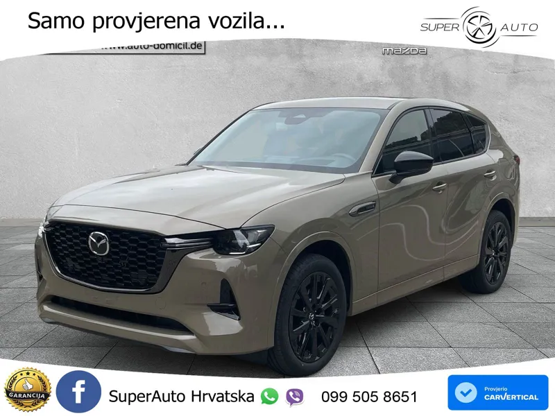 Mazda CX-60 3.3 e-Skyactiv AWD Aut. Homura Plus 254 KS, ACC+360+GR SJED+KEY+LANE
