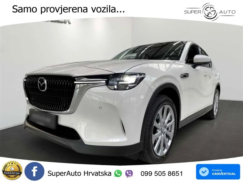 Mazda CX-60 3.3. e-Skyactiv Aut. Exclusive 200 KS, ACC+KAM+KEY+GR SJED+LED+LANE