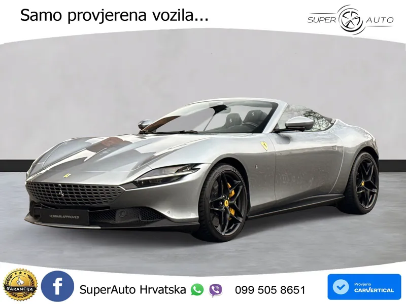 Ferrari Roma Spider 3.9 Aut. 620 KS, LED+360+GR SJED+VIRT