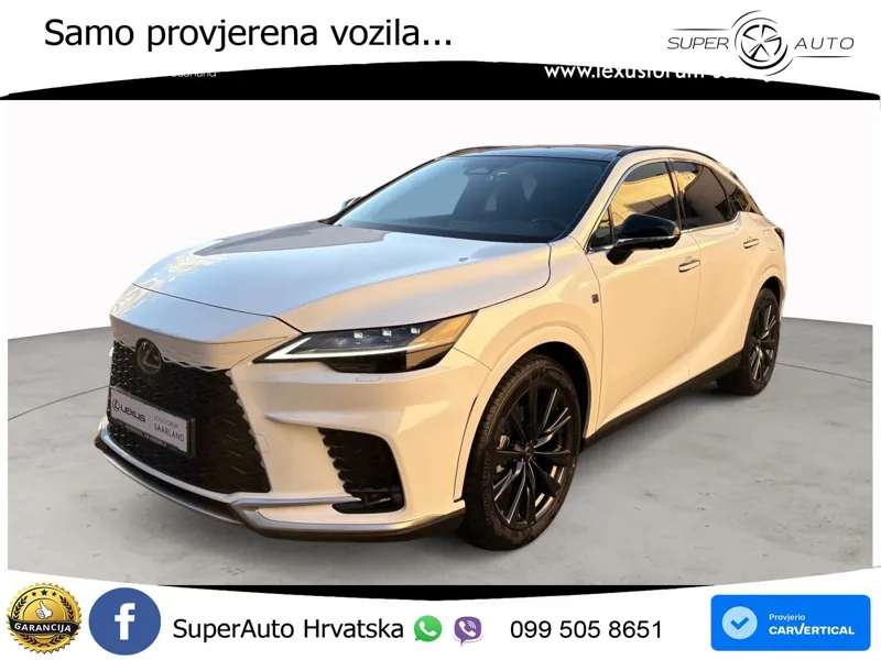 Lexus RX 450h E-Four Aut. F Sport Design 309 KS, PANO+360+ACC+GR SJED+VIRT+LANE
