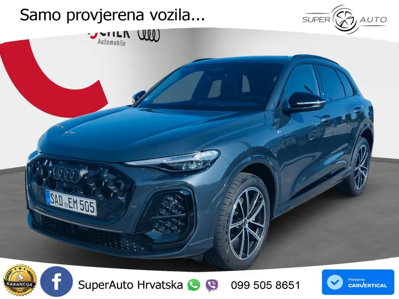 Audi Q5 40 TDI quattro Aut. S line 204 KS, PANO+ACC+360+GR SJED+KEY+VIRT+LANE