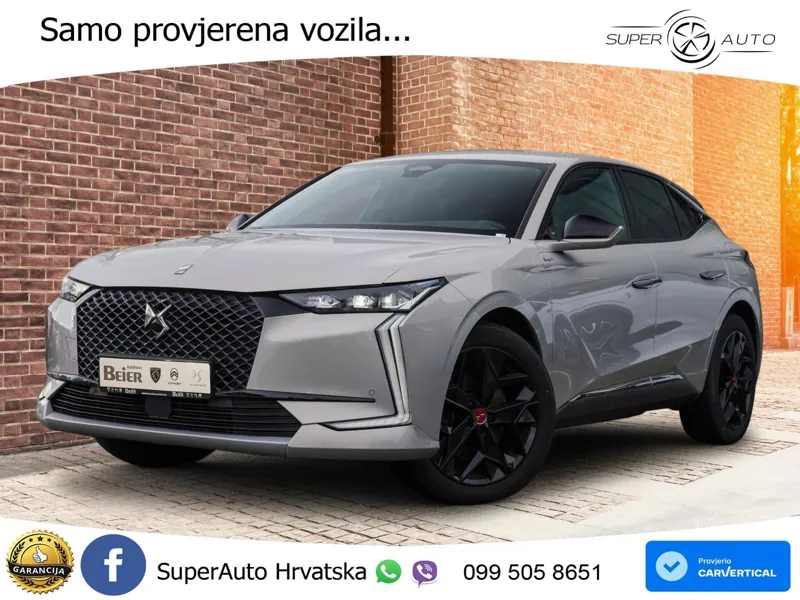 DS4 1.6 PureTech E-Tense Aut. Performance Line 225 KS, LED+KAM+GR SJED+HEAD+VIRT