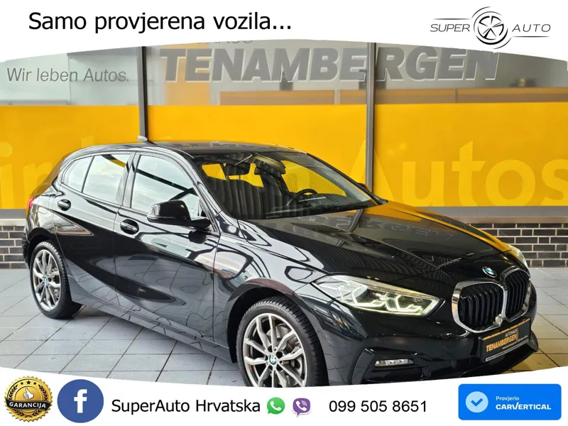 BMW 120i Steptronic SportLine 178 KS, KAM+VIRT+GR SJED+LED+LANE