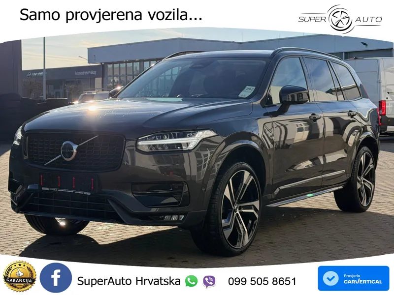 Volvo XC90 2.0 B5 AWD Aut. Ultimate Dark 235 KS, 7-SJED+ZRAČNI+4xGR SJED+ACC+360