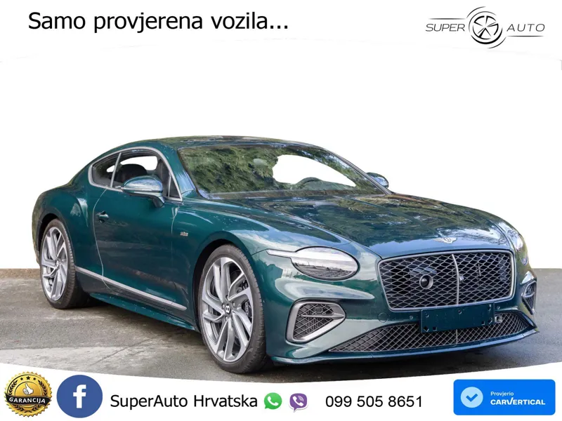 Bentley Continental GT IV 4.0 V8 TFSi Ultra AWD DCT Speed 782 KS, ZRAČNI+ACC+360