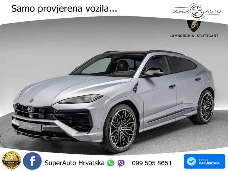Lamborghini Urus SE 4.0 V8 PHEV 4WD Aut. 799 KS, ZRAČNI+ACC+360+GR SJED+HEAD