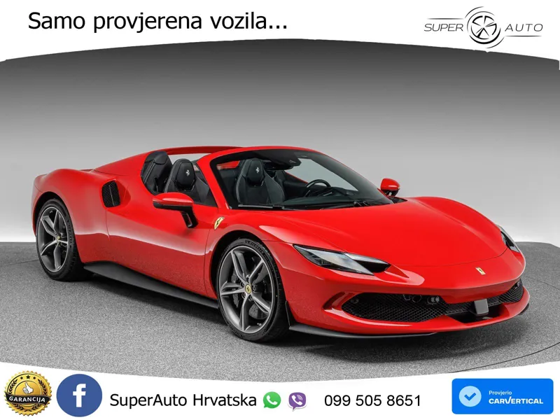 Ferrari 296 GTS 3.0 V6 PHEV Aut. 830 KS, LED+KAM+GR SJED+HEAD+VIRT