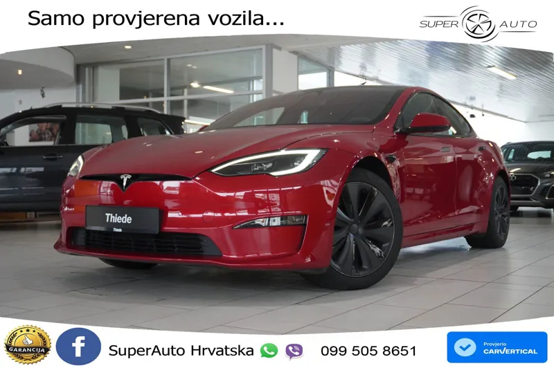 Tesla Model S Plaid 1020 KS, PANO+ZRAČNI+KAM+GR SJED+ACC+KEY+LANE