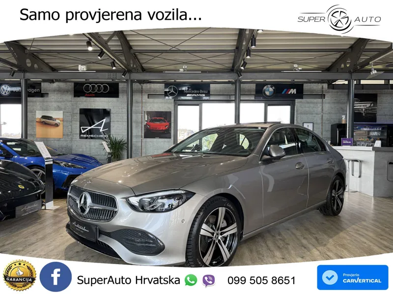 Mercedes C 200 Aut. Avantgarde 204 KS, ACC+KAM+GR SJED+VIRT+LANE