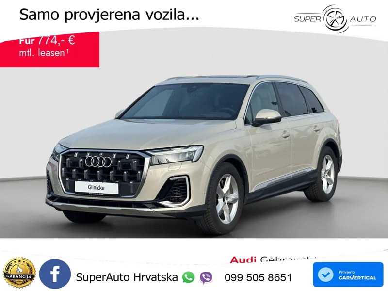 Audi Q7 55 TFSI quattro tiptronic S line 340 KS, PANO+ZRAČ+360+GR SJED+ACC+LANE