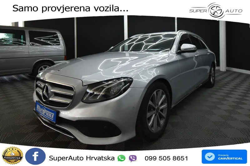 Mercedes E T 220d Aut. 194 KS, KAM+VIRT+GR SJED+LED+LANE
