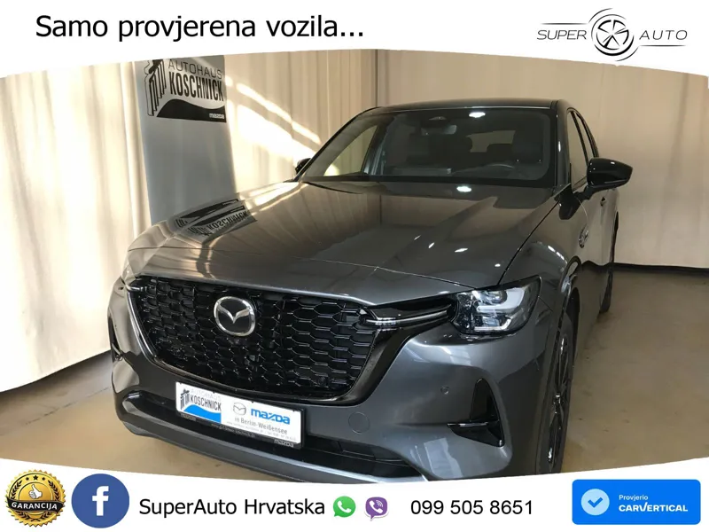 Mazda CX-60 3.3 e-Skyactiv AWD Aut. Homura 254 KS, ACC+360+KEY+GR SJED+VIRT+LANE