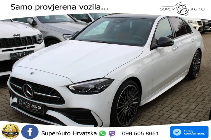 Mercedes C 200 Aut. AMG 204 KS, PANO+360+ACC+GR SJED+KEY+VIRT+LANE