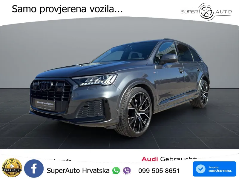 Audi Q7 50 TDI quattro tiptronic S line 286 KS, ZRAČ+ACC+KAM+GR SJED+ KEY+LANE