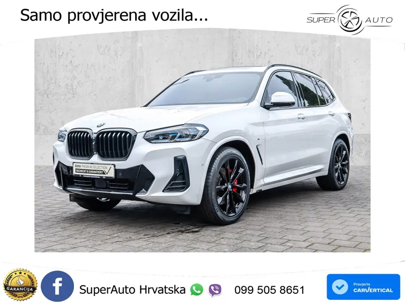 BMW X3 xDrive 20d Aut. M Sport 190 KS, ACC+KAM+GR SJED+PANO+HEAD+ASIST