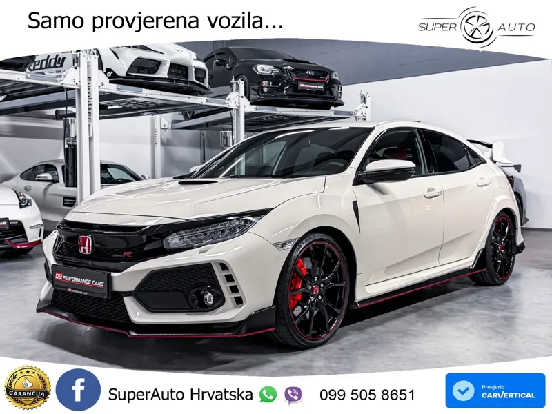 Honda Civic Type R 2.0 manual 320 KS, ACC+LED+KAM+ASIST