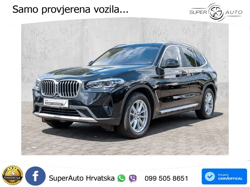 BMW X3 xDrive 20d Aut. 190 KS, KAM+LED+GR SJED+VIRT+NAVI+ASIST