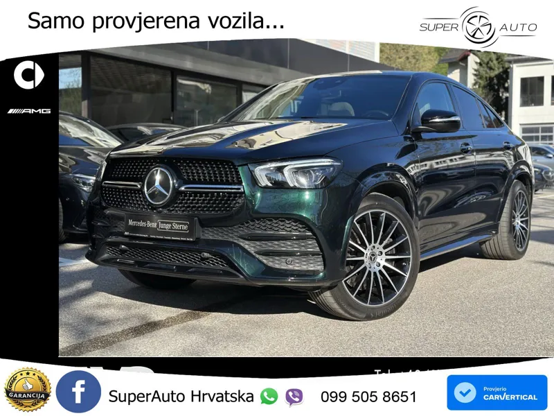 Mercedes GLE 350d Coupe 4M Aut. AMG 272 KS, ZRAČNI+360+GR SJED+PANO+HEAD+VIRT