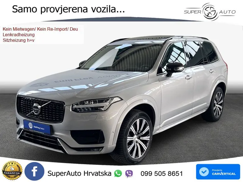 Volvo XC90 2.0 B5 AWD Aut. Ultimate Dark 235 KS, 7-SJED+ACC+GR SJED+360+PANO