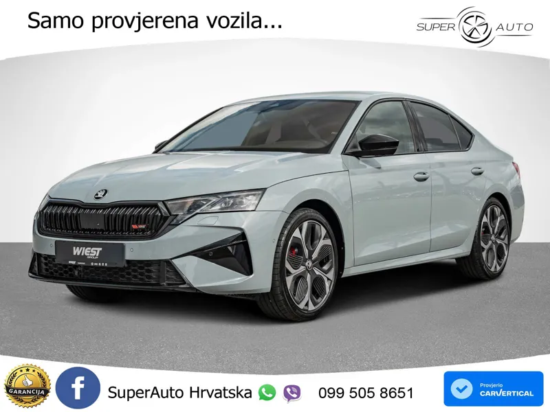 Škoda Octavia 2.0 TSI DSG RS 265 KS, ACC+360+KEY+GR SJED+HEAD+VIRT+LANE