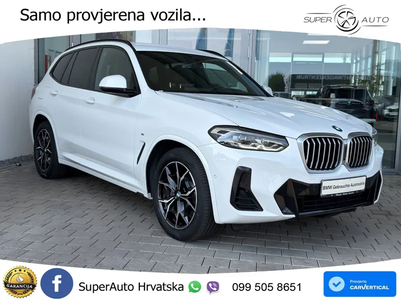 BMW X3 xDrive 20d Aut. M Sport 190 KS, KAM+LED+GR SJED+VIRT+NAVI+ASIST