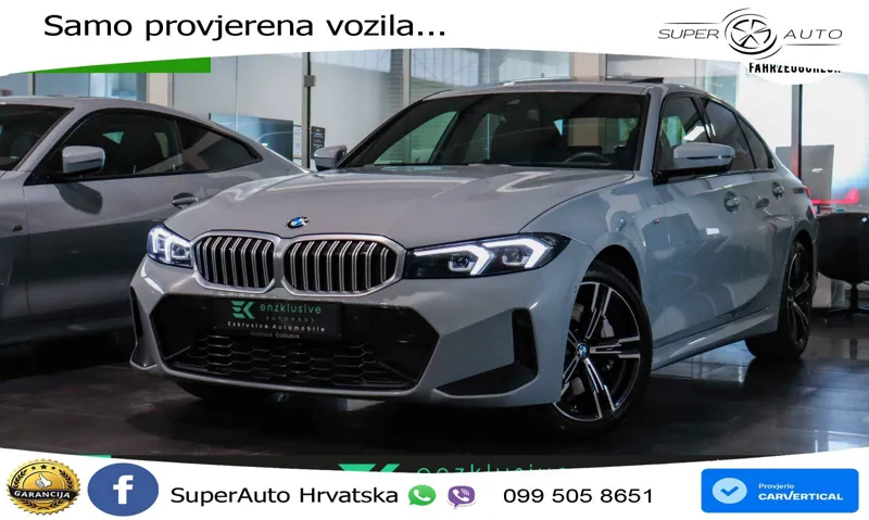 BMW 330i xDrive Steptronic M Sport 245 KS, PANO+KAM+GR SJED+VIRT+LANE