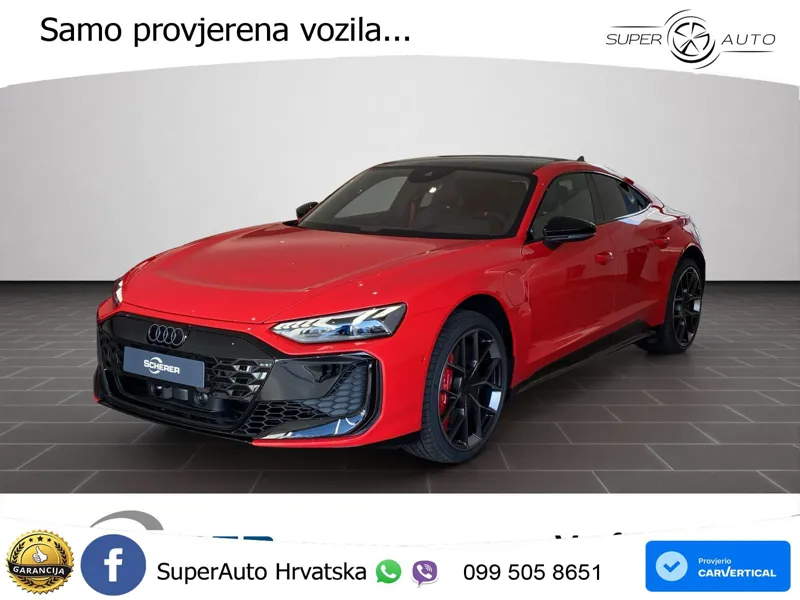 Audi e-tron GT RS quattro 843 KS, PANO+ACC+HEAD+GR SJED+KEY+VIRT+LANE