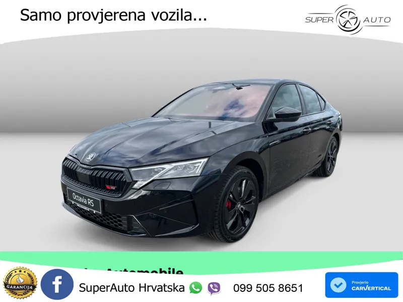 Škoda Octavia 2.0 TSI DSG RS 265 KS, ACC+KAM+KEY+GR SJED+HEAD+VIRT+LANE