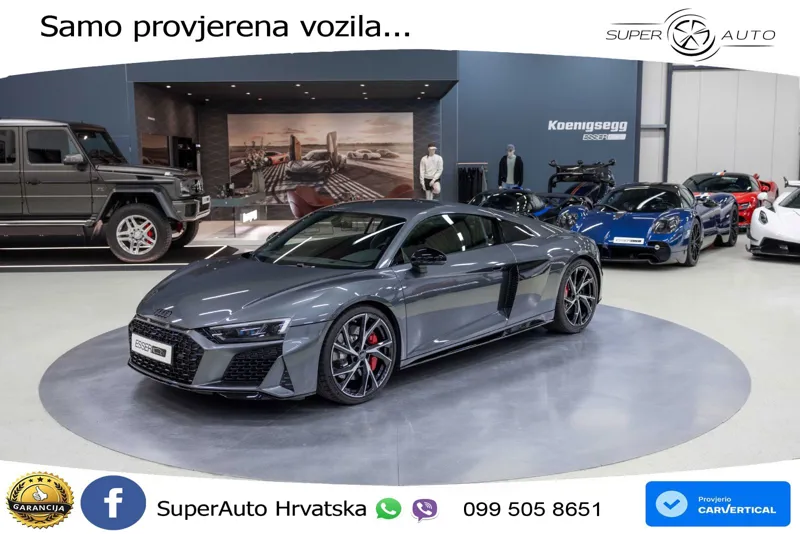 Audi R8 Coupe Performance 5.2 FSI V10 RWD 570 KS, LED+KAM+GR SJED+VIRT